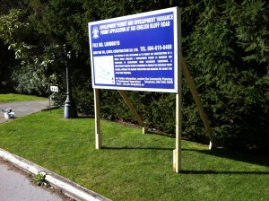 Blue Delta Development Sign Street View