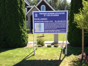 Blue Delta Development Sign Street View