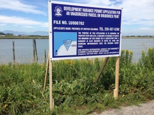 Blue Delta Development Sign Street View