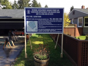 Blue Delta Development Sign Street View