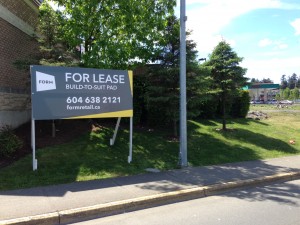 Coloured Horizontal FORM For Lease Sign Street View