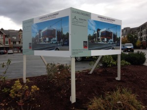 Coloured Horizontal For Lease Sign Street View