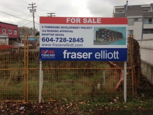 Coloured Horizontal REMAX For Sale Sign Street View