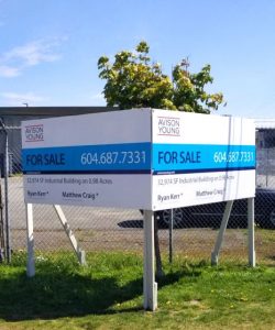 Coloured Avison Young For Sale Sign Street View