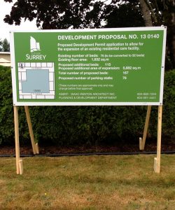 Rezoning Signs – Simple Sign