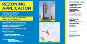 Coloured Horizontal Vancouver Rezoning Application Sign Image