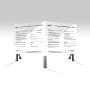 Square Construction Site Safety Rules Signs