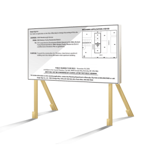 Vancouver Redevelopment Sign
